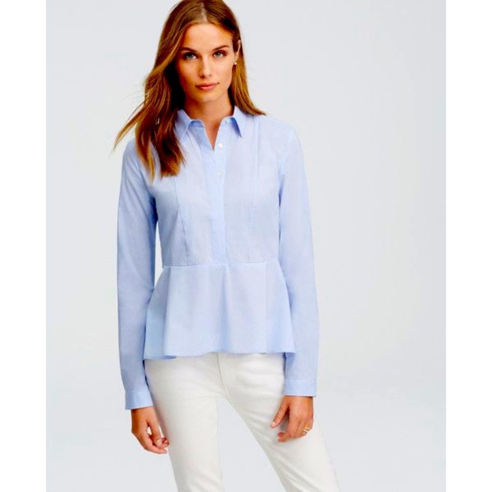 Ann Taylor shirt peplum S
